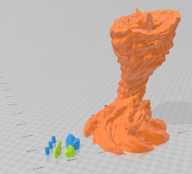 The Tiburnado - Aach'yn Adventures - Pathfinder - Dungeons & Dragons -RPG- Tabletop-Terrain - 28 mm / 1" - Aether Studios