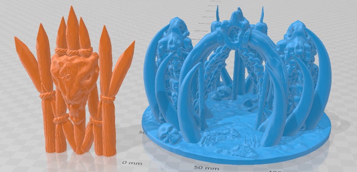 Wasteland Cage - Aach'yn Adventures - Pathfinder - Dungeons & Dragons -RPG- Tabletop-Terrain - 28 mm / 1" - Aether Studios