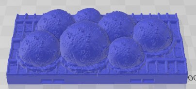 Larval Ground Tiles Set 1 - Alien Lair - Pathfinder - Dungeons & Dragons -RPG- Tabletop-Terrain - 28 mm / 1" - Aether Studios