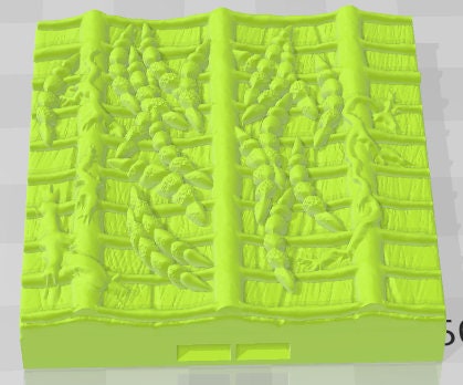 Hive Infestation Floors - Alien Lair - Pathfinder - Dungeons & Dragons -RPG- Tabletop-Terrain - 28 mm / 1" - Aether Studios