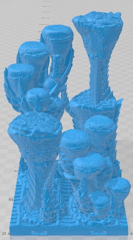 Carapace Heights Tiles - Alien Lair - Pathfinder - Dungeons & Dragons -RPG- Tabletop-Terrain - 28 mm / 1" - Aether Studios