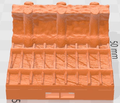 Half Sized Tiles Set 2 - Alien Lair - Pathfinder - Dungeons & Dragons -RPG- Tabletop-Terrain - 28 mm / 1" - Aether Studios