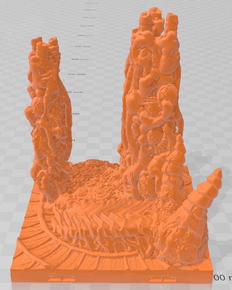 Hive Nodes Set 1 - Alien Lair - Pathfinder - Dungeons & Dragons -RPG- Tabletop-Terrain - 28 mm / 1" - Aether Studios