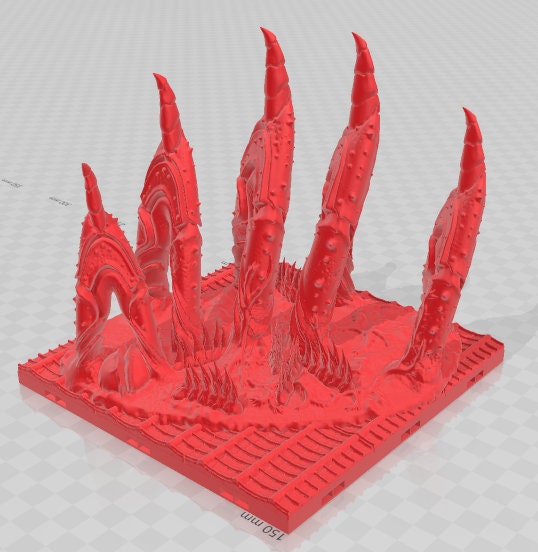 Hive Nodes Set 2 - Alien Lair - Pathfinder - Dungeons & Dragons -RPG- Tabletop-Terrain - 28 mm / 1" - Aether Studios