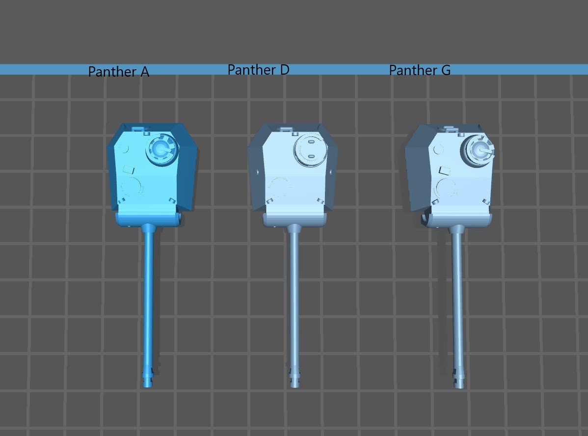 Panther 1:100 scale - Germany - Tanks - Armored Vehicle - World Of Tanks - War Game - Wargaming - Axis and Allies - Tabletop Games