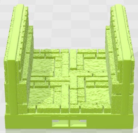 Half Sized Wall Tiles Set 1 - Aztlan - Pathfinder - Dungeons & Dragons -RPG- Tabletop-Terrain - 28 mm / 1" - Aether Studios