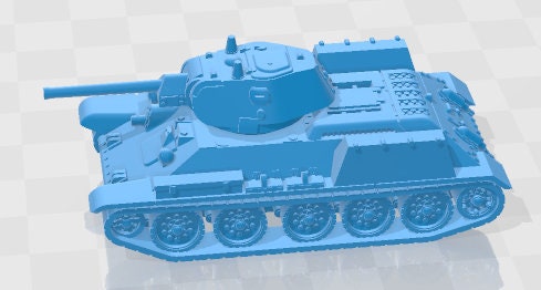 T34 Type OT34 - 1:100 scale - USSR - Tanks - Armored Vehicle - World Of Tanks - War Game - Wargaming - Axis and Allies - Tabletop Games