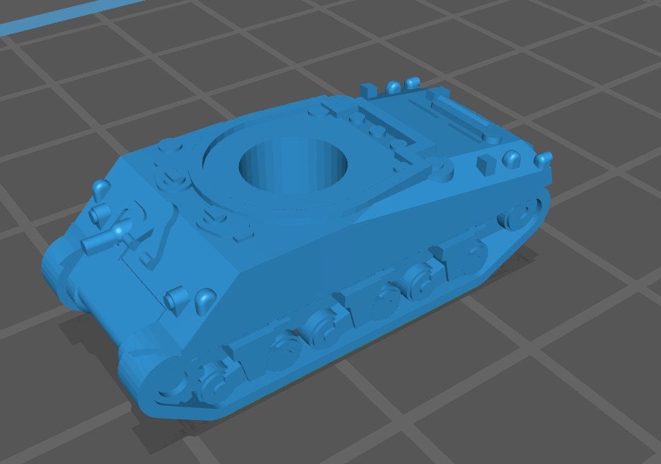 M4A3 - 1:200 - US - Tanks - Armored Vehicle - World Of Tanks - War Game - Wargaming - Axis and Allies - Tabletop Games