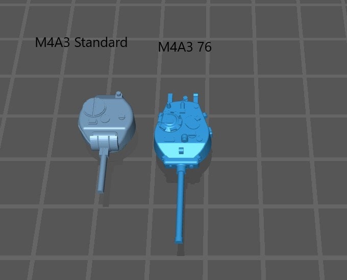 M4A3 - 1:200 - US - Tanks - Armored Vehicle - World Of Tanks - War Game - Wargaming - Axis and Allies - Tabletop Games