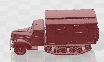 Ford V3000 Maultier - 1:100 scale - Germany - Tanks - Armored Vehicle - World Of Tanks - War Game - Wargaming -Tabletop Games