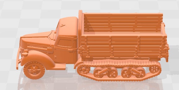 Ford V3000 Maultier - 1:100 scale - Germany - Tanks - Armored Vehicle - World Of Tanks - War Game - Wargaming -Tabletop Games