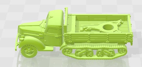 Ford V3000 Maultier - 1:100 scale - Germany - Tanks - Armored Vehicle - World Of Tanks - War Game - Wargaming -Tabletop Games