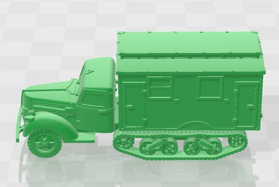 Ford V3000 Maultier - 1:100 scale - Germany - Tanks - Armored Vehicle - World Of Tanks - War Game - Wargaming -Tabletop Games