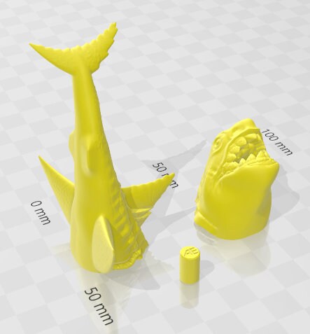 Swamp Critters Sharks - Aztlan - Pathfinder - Dungeons & Dragons -RPG- Tabletop-Terrain - 28 mm / 1" - Aether Studios