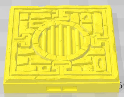 Sewer Floors And Columns - Aztlan - Pathfinder - Dungeons & Dragons -RPG- Tabletop-Terrain - 28 mm / 1" - Aether Studios