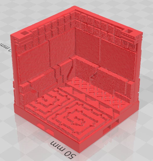 Curves, Corners, And Door Frames - Aztlan 3 Reforged C - Pathfinder - Dungeons & Dragons -RPG- Tabletop-Terrain - 28 mm / 1"- Aether Studios