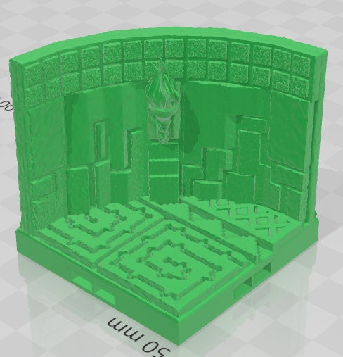 Curves, Corners, And Door Frames - Aztlan 3 Reforged C - Pathfinder - Dungeons & Dragons -RPG- Tabletop-Terrain - 28 mm / 1"- Aether Studios