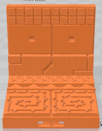 Peg Walls - Aztlan 3 Reforged C - Pathfinder - Dungeons & Dragons -RPG- Tabletop-Terrain - 28 mm / 1"- Aether Studios