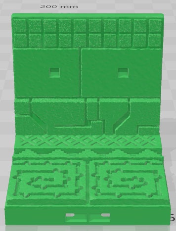 Peg Walls - Aztlan 3 Reforged C - Pathfinder - Dungeons & Dragons -RPG- Tabletop-Terrain - 28 mm / 1"- Aether Studios