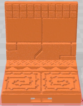 Walls - Aztlan 3 Reforged C - Pathfinder - Dungeons & Dragons -RPG- Tabletop-Terrain - 28 mm / 1"- Aether Studios