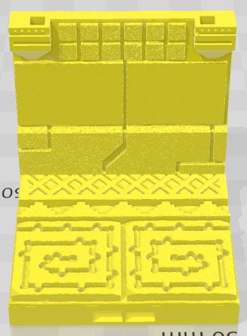 Walls - Aztlan 3 Reforged C - Pathfinder - Dungeons & Dragons -RPG- Tabletop-Terrain - 28 mm / 1"- Aether Studios