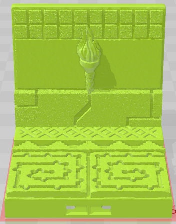 Walls - Aztlan 3 Reforged C - Pathfinder - Dungeons & Dragons -RPG- Tabletop-Terrain - 28 mm / 1"- Aether Studios