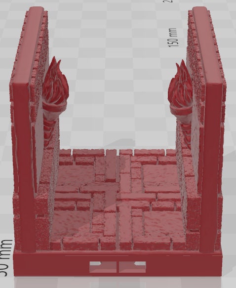A Floor Corridors - Aztlan 3 Reforged - Pathfinder - Dungeons & Dragons -RPG- Tabletop-Terrain - 28 mm / 1"- Aether Studios