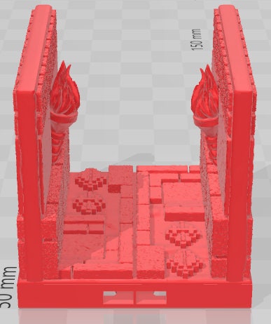 B Floor Corridors - Aztlan 3 Reforged - Pathfinder - Dungeons & Dragons -RPG- Tabletop-Terrain - 28 mm / 1"- Aether Studios