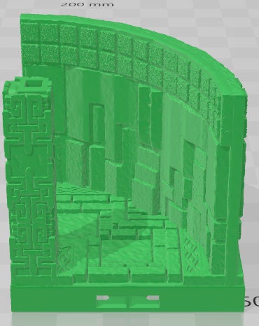 D Floor Corridors - Aztlan 3 Reforged - Pathfinder - Dungeons & Dragons -RPG- Tabletop-Terrain - 28 mm / 1"- Aether Studios