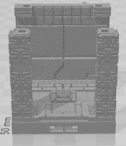 D Floor Corridors - Aztlan 3 Reforged - Pathfinder - Dungeons & Dragons -RPG- Tabletop-Terrain - 28 mm / 1"- Aether Studios