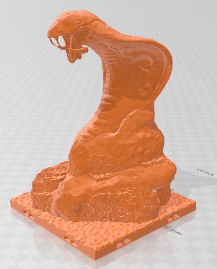 Rock Cobra - Aztlan 3 Reforged - Pathfinder - Dungeons & Dragons -RPG- Tabletop-Terrain - 28 mm / 1"- Aether Studios