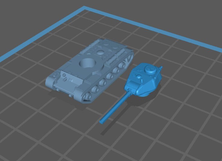 KV types w/turret - 1:200 scale - USSR - Tanks - Armored Vehicle - World Of Tanks - War Game - Wargaming -Tabletop Games