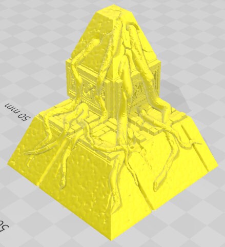 Step Pyramid Corner Set 1 - Aztlan 5 Reforged - Pathfinder - Dungeons & Dragons -RPG- Tabletop-Terrain - 28 mm / 1"- Aether Studios