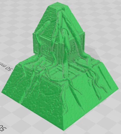 Step Pyramid Corner Set 1 - Aztlan 5 Reforged - Pathfinder - Dungeons & Dragons -RPG- Tabletop-Terrain - 28 mm / 1"- Aether Studios