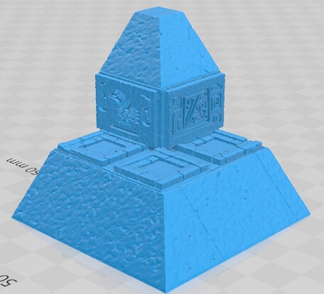 Step Pyramid Corner Set 1 - Aztlan 5 Reforged - Pathfinder - Dungeons & Dragons -RPG- Tabletop-Terrain - 28 mm / 1"- Aether Studios