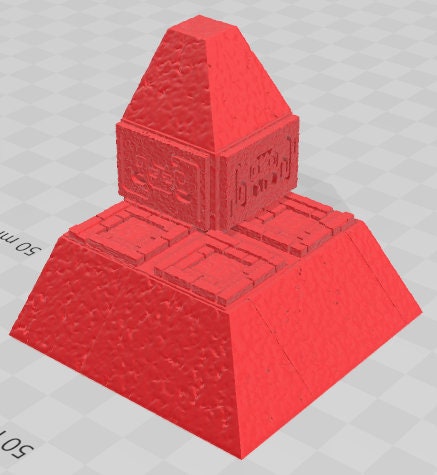 Step Pyramid Corner Set 2 - Aztlan 5 Reforged - Pathfinder - Dungeons & Dragons -RPG- Tabletop-Terrain - 28 mm / 1"- Aether Studios
