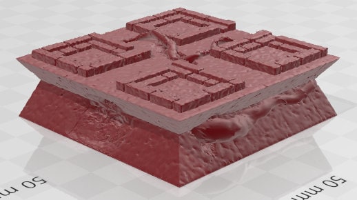 Fighting Areas Set 1 - Aztlan 5 Reforged - Pathfinder - Dungeons & Dragons -RPG- Tabletop-Terrain - 28 mm / 1"- Aether Studios