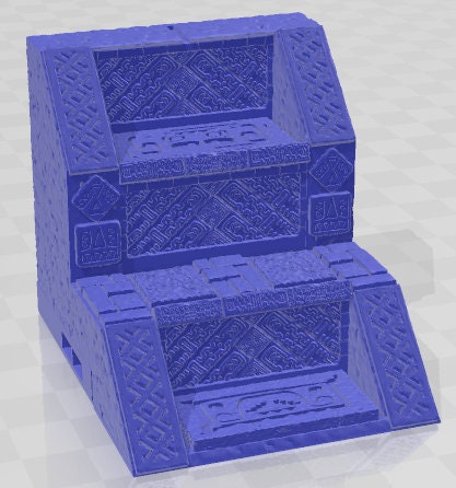 Stairs And Opening Set 1 - Aztlan 5 Reforged - Pathfinder - Dungeons & Dragons -RPG- Tabletop-Terrain - 28 mm / 1"- Aether Studios