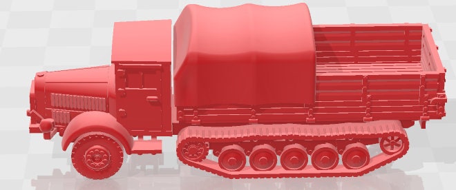 Mercedes L4500R Maultier - 1:100 scale - Germany - Tanks - Armored Vehicle - World Of Tanks - War Game - Wargaming -Tabletop Games