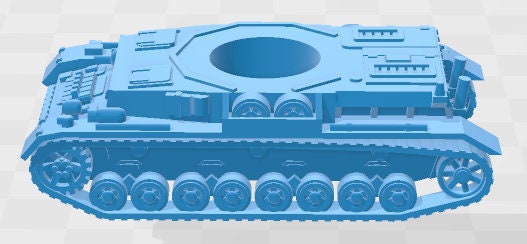 Ostwind w/ Turret and Gun - 1:100 scale - Germany - Tanks - Armored Vehicle - World Of Tanks - War Game - Wargaming -Tabletop Games