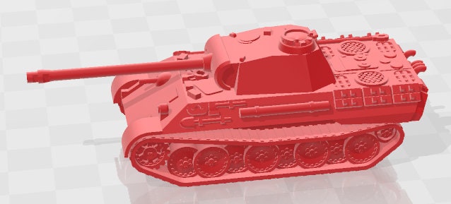 Panther 1:100 scale - Germany - Tanks - Armored Vehicle - World Of Tanks - War Game - Wargaming - Axis and Allies - Tabletop Games