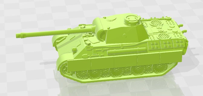 Panther 1:100 scale - Germany - Tanks - Armored Vehicle - World Of Tanks - War Game - Wargaming - Axis and Allies - Tabletop Games