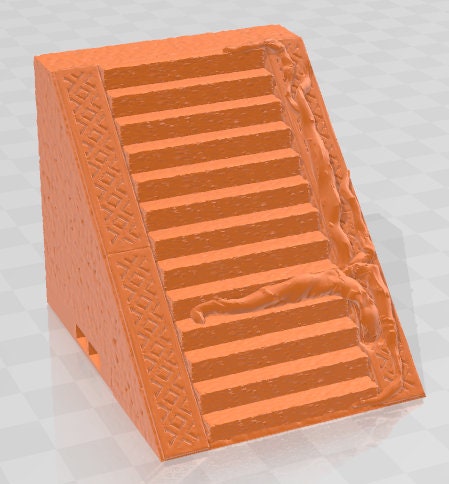 Stairs And Opening Set 2 - Aztlan 5 Reforged - Pathfinder - Dungeons & Dragons -RPG- Tabletop-Terrain - 28 mm / 1"- Aether Studios
