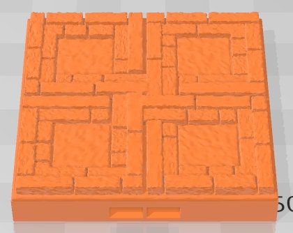 Floors - Aztlan Clip On - Pathfinder - Dungeons & Dragons -RPG- Tabletop-Terrain - 28 mm / 1"- Aether Studios