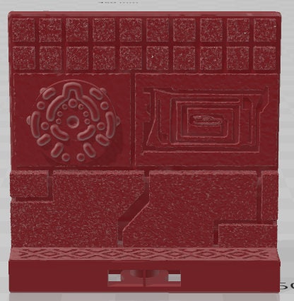 Fangcorp Walls - Aztlan Clip On - Pathfinder - Dungeons & Dragons -RPG- Tabletop-Terrain - 28 mm / 1"- Aether Studios