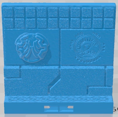 Fangcorp Walls - Aztlan Clip On - Pathfinder - Dungeons & Dragons -RPG- Tabletop-Terrain - 28 mm / 1"- Aether Studios