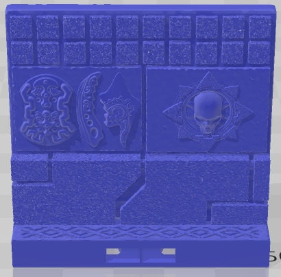 Fangcorp Walls - Aztlan Clip On - Pathfinder - Dungeons & Dragons -RPG- Tabletop-Terrain - 28 mm / 1"- Aether Studios
