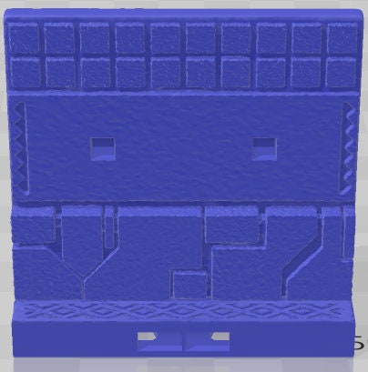 Pegwalls - Aztlan Clip On - Pathfinder - Dungeons & Dragons -RPG- Tabletop-Terrain - 28 mm / 1"- Aether Studios