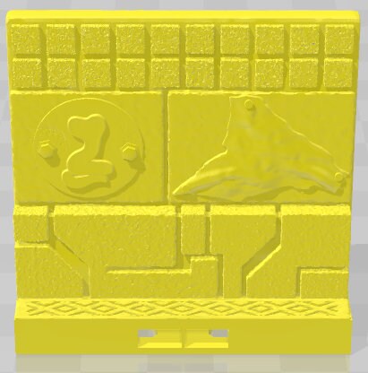 Skinned Walls - Aztlan Clip On - Pathfinder - Dungeons & Dragons -RPG- Tabletop-Terrain - 28 mm / 1"- Aether Studios