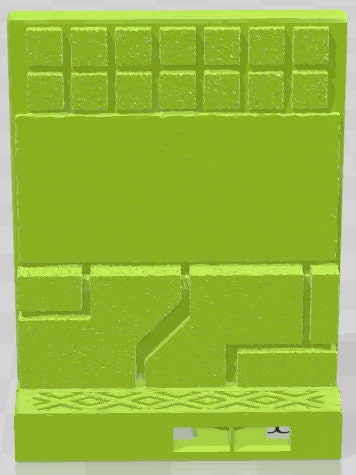 Short And Long Walls - Aztlan Clip On - Pathfinder - Dungeons & Dragons -RPG- Tabletop-Terrain - 28 mm / 1"- Aether Studios